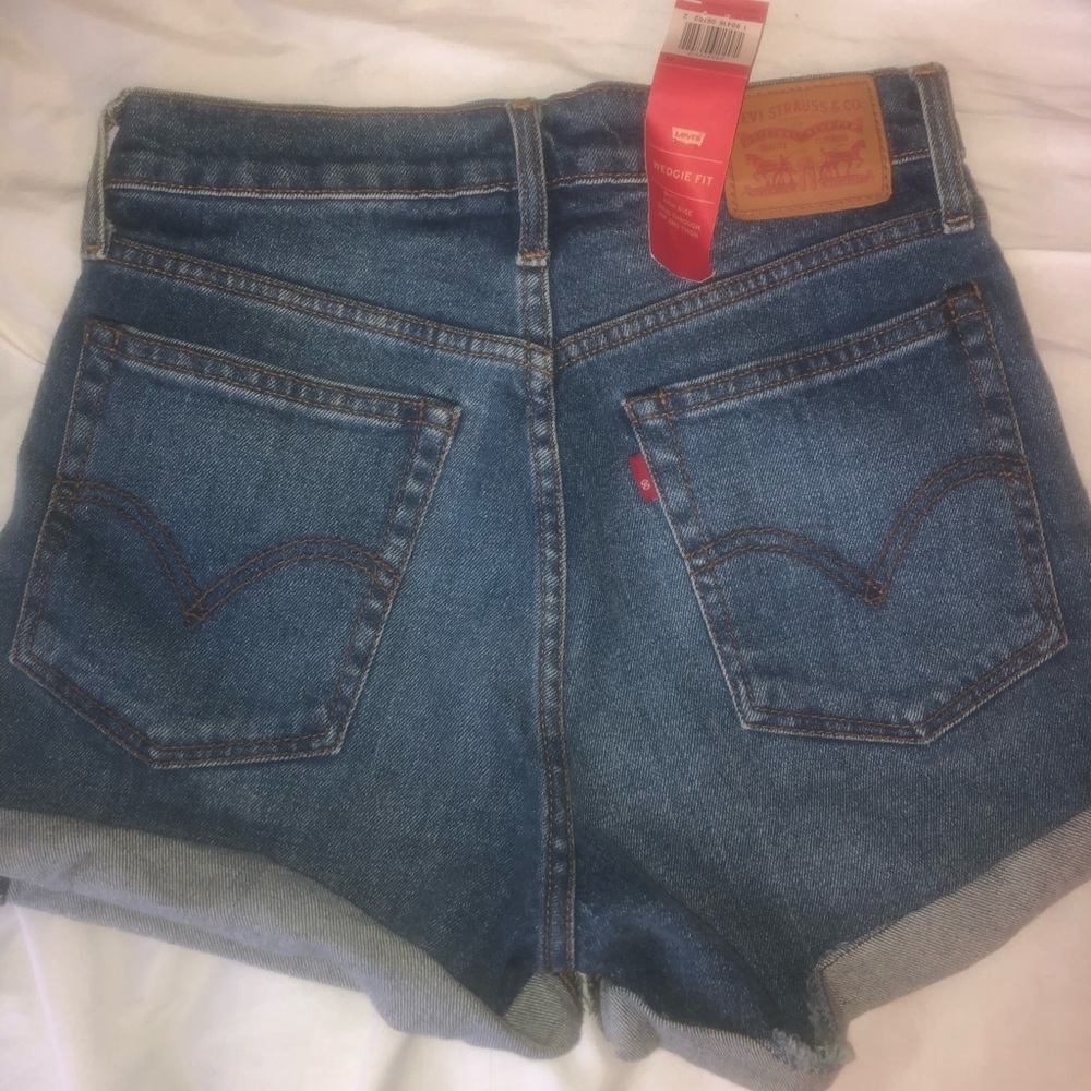Levi Strauss highwaisted shorts